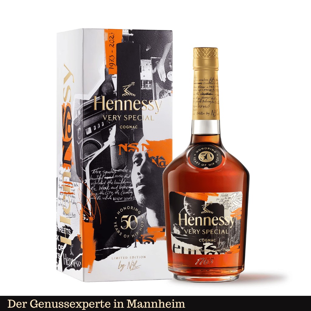 Eine Flasche Cognac Hennessy 50 Jahre HIP HOP in Mannheim