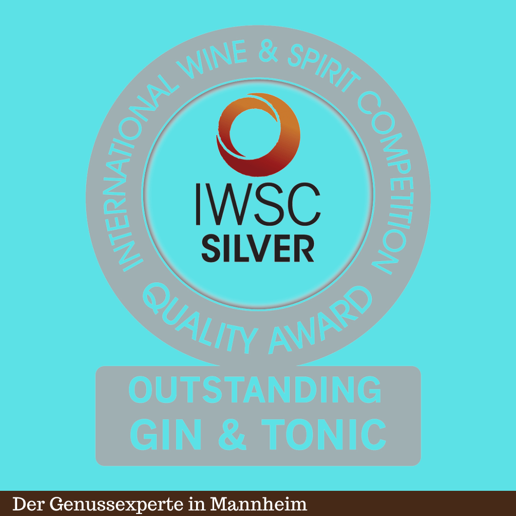 Silber Medaille IWSC Gin Awards