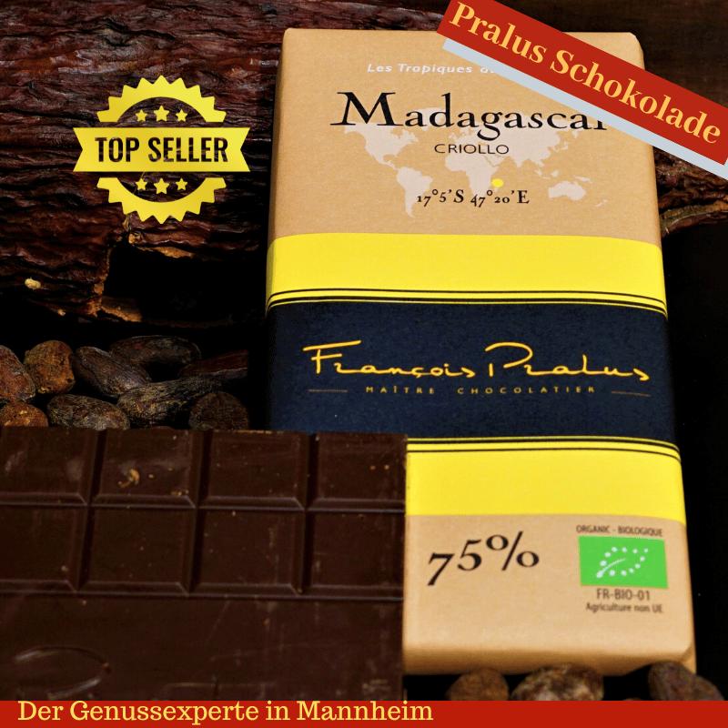 Eine Tafel Schokolade Madagascar Francois Pralus in Mannheim