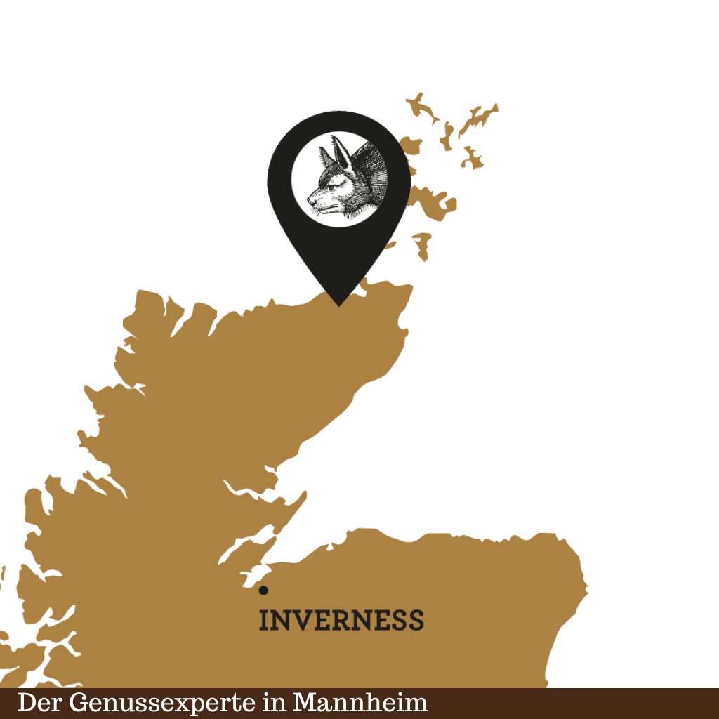 Karte Wolfburn Whisky Schottland
