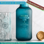 Laden Sie das Bild in den Galerie-Viewer, 0,7l Flasche bester Schottland Gin von Hills + Harbour-online kaufen in Mannheim
