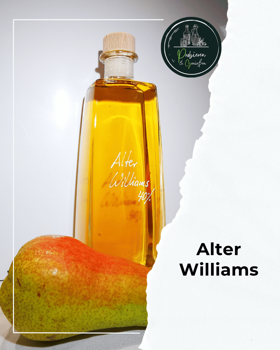 Eine Flasche Alter Williams Spirituose in Mannheim