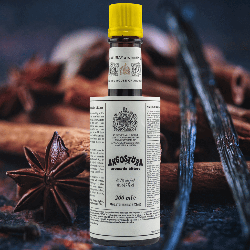 Eine Flasche Angostura Bitters Aromatic mit Anis, Vanille und Zimt in Mannheim Quadrate