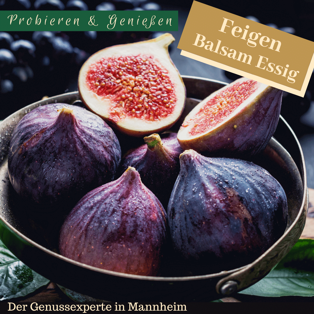 Eine Schüssel mit frischen violetten Feigen in Mannheim