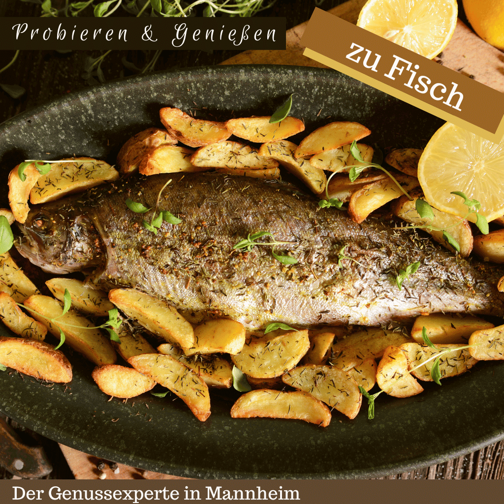 Gebratene Forelle mit Bratkartoffeln
