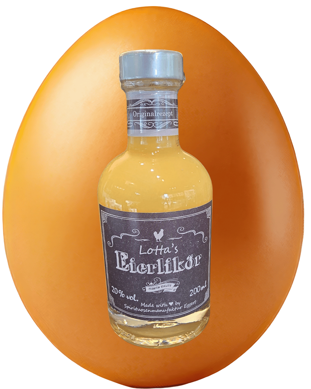 Eine kleine Flasche Eierlikör in Mannheim