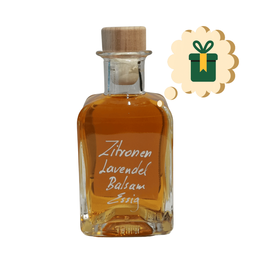 200ml Glasflasche Lavendelessig mit Zitrone als Geschenkidee in Mannheim