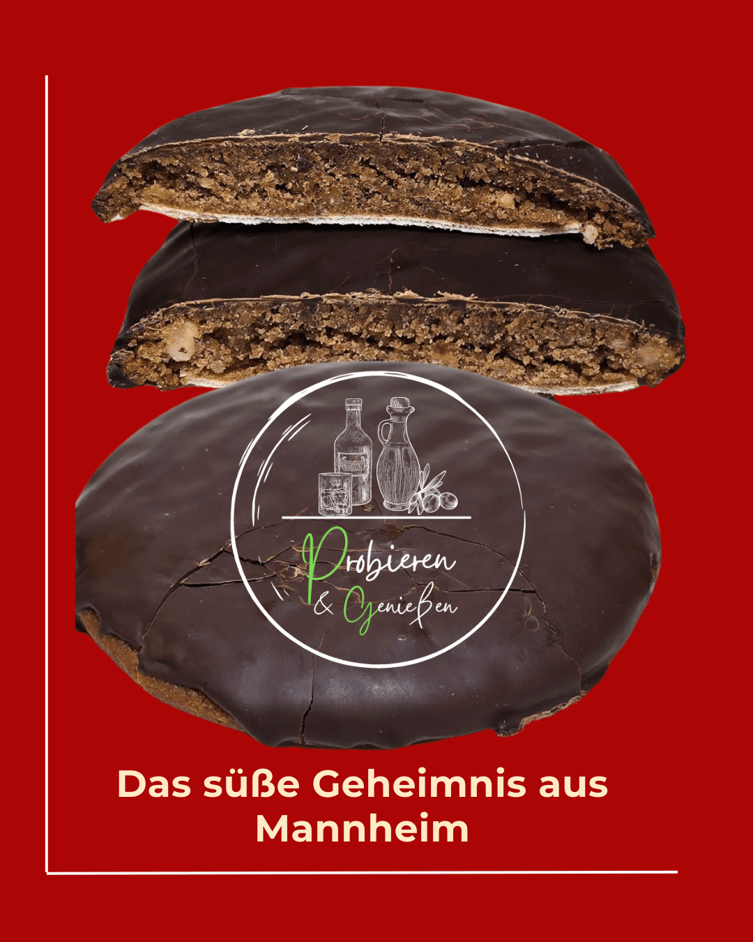 Monnemer Dreck in aufgeschnitten in der Innenstadt von Mannheim