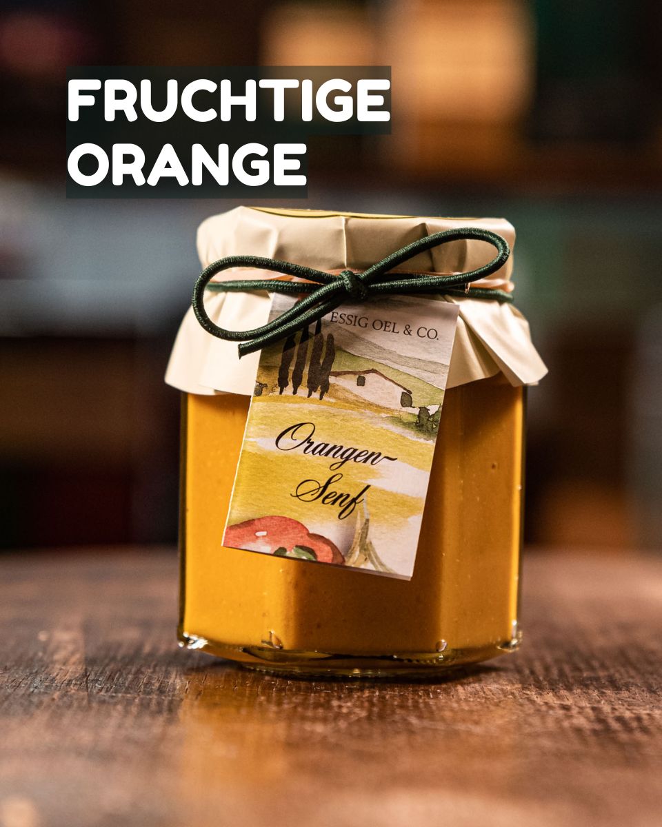 160ml Glas Gourmetsenf Orangensenf online kaufen -Gewürzladen Mannheim