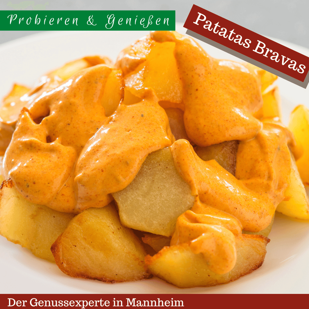 Patatas Bravas Kartoffeln mit Grillsauce