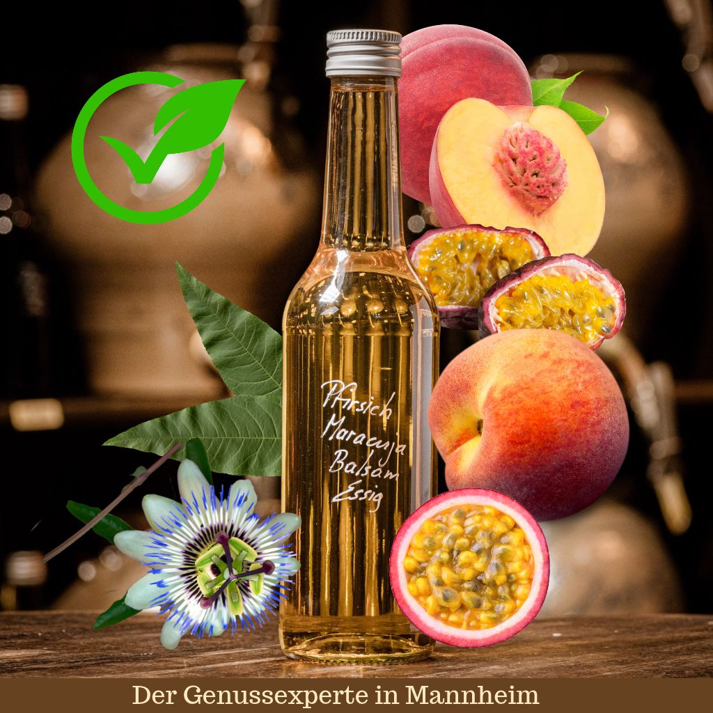 Pfirsich Maracuja Essig Balsam- Exotischer Genuss in der Küche