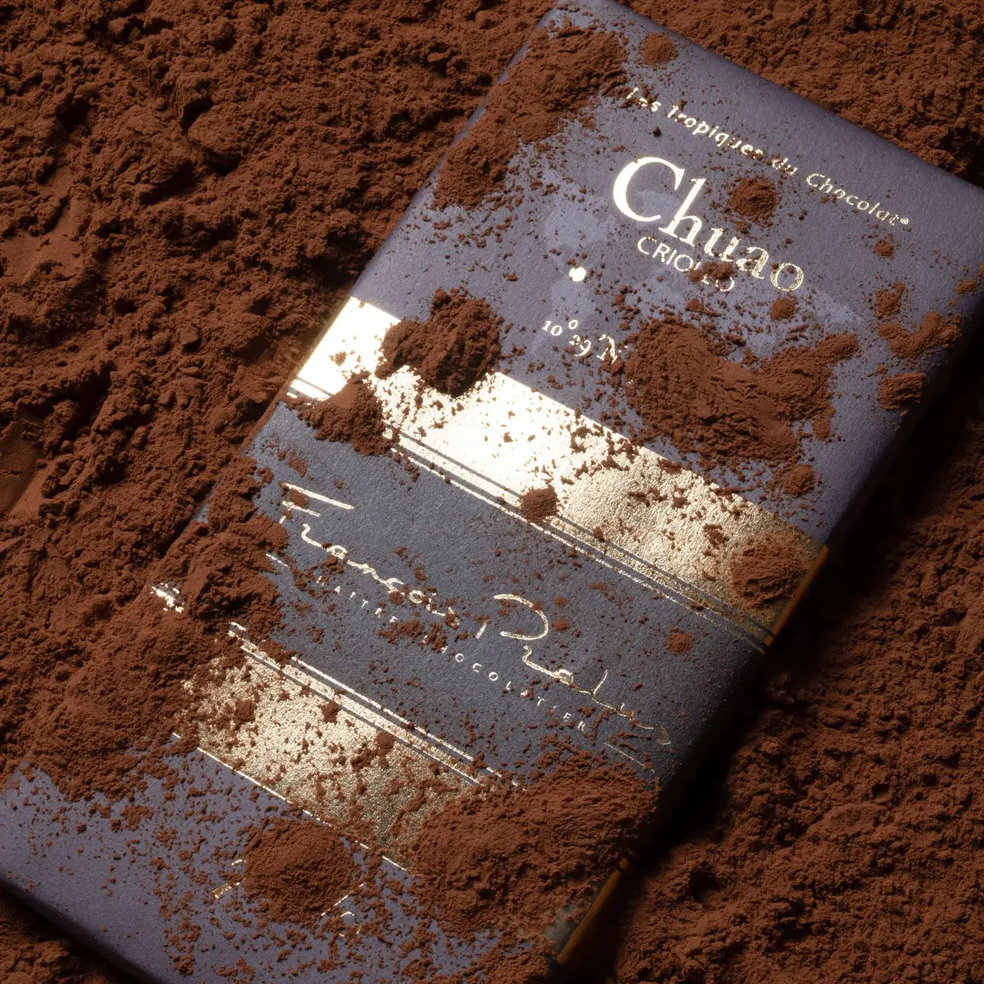 Eine Tafel Pralus Chuao Zartbitterschokolade 