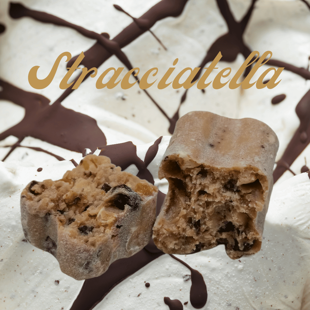 Ein Stück Stracciatella Tartufo Dolce in Mannheim