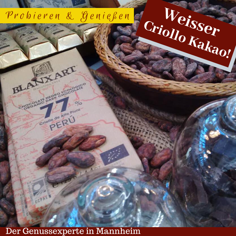 Tafel Blanxart BIO Zartbitterschokolade mit 77% Criollo Kakao -Mannheim, online kaufen