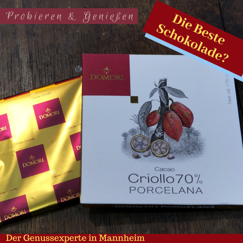 Tafel beste Domori Porcelana Schokolade mit 70% Kakao online kaufen in Mannheim