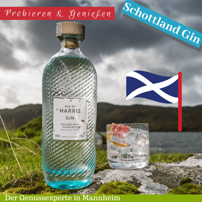 0,7l Flasche mit Harris Gin aus Schottland -online kaufen Mannheim