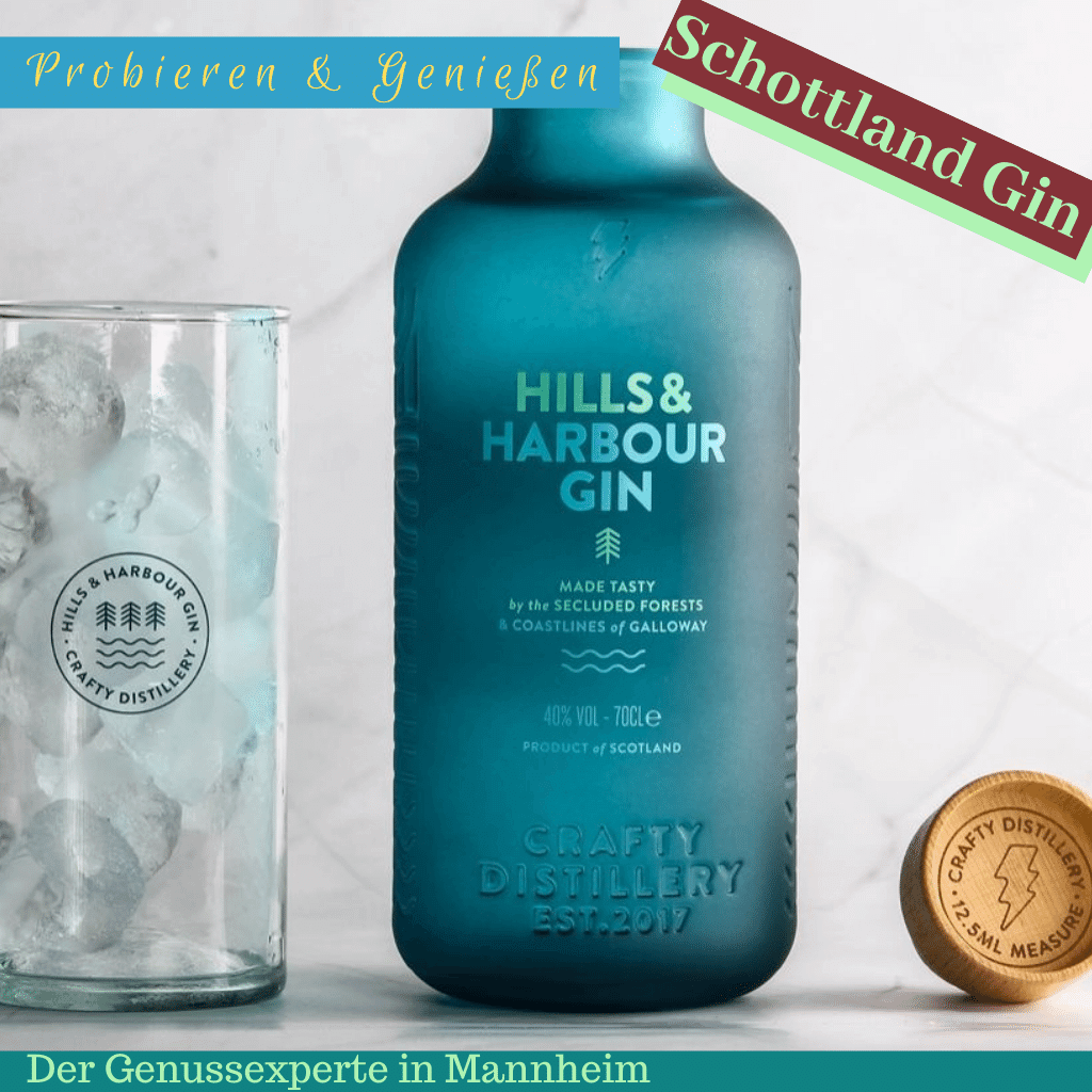 0,7l Flasche bester Schottland Gin von Hills + Harbour-online kaufen in Mannheim