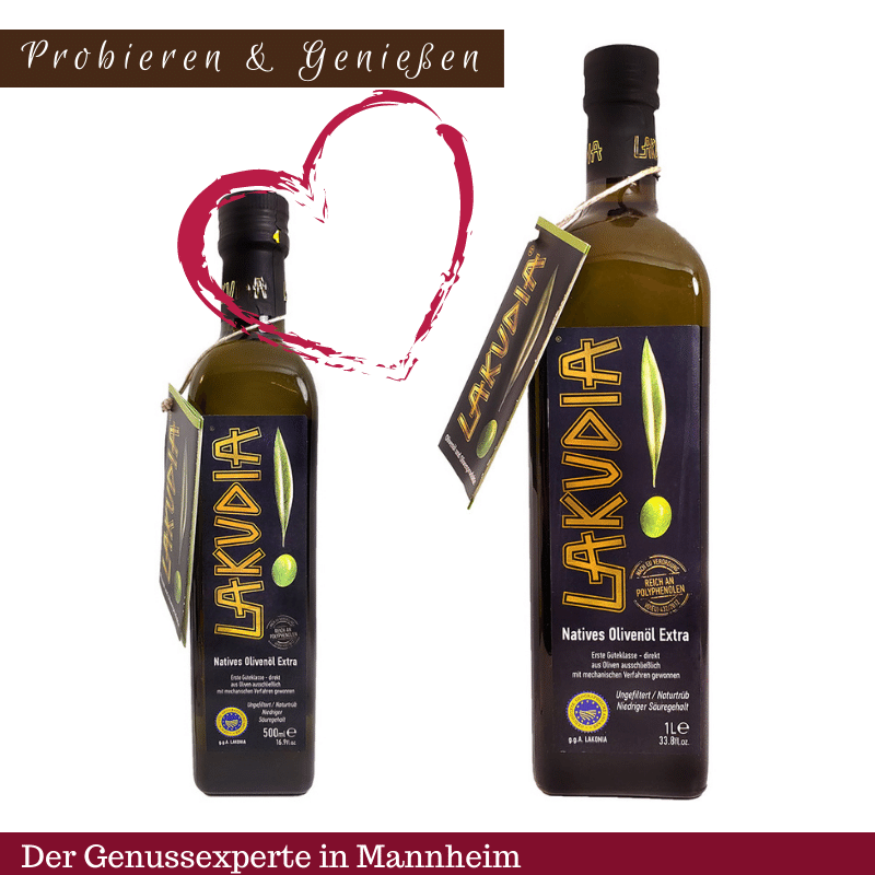 Bestes Olivenoel extra nativ + kaltgepresst Lakudia aus Griechenland online kaufen Mannheim