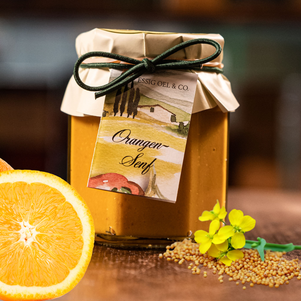 160ml Glas Gourmetsenf Orangensenf online kaufen -Mannheim