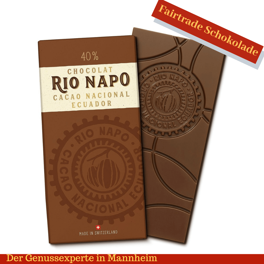 70g Tafel Schokolade RIO NAPO BIO Vollmilchschokolade -online kaufen Mannheim