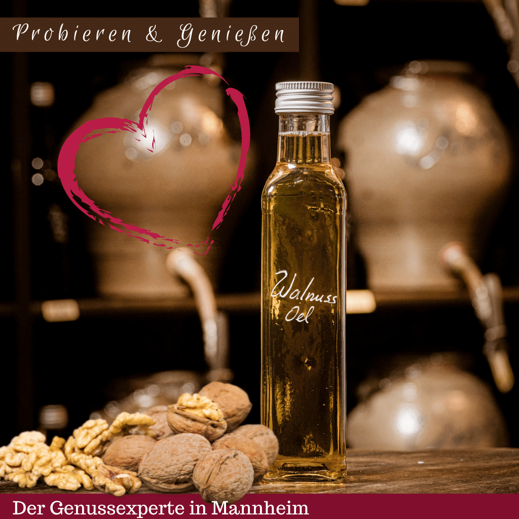 Glasflasche Premium Walnussoel mit viel Vitamin-E in Mannheim - online kaufen